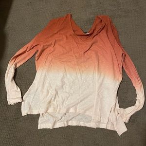 Free People light long sleeve shirt